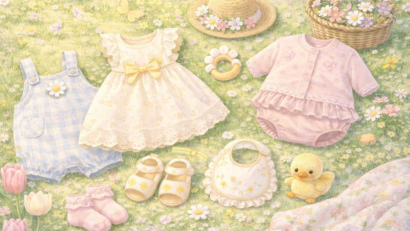 Baby bei 25 Grad leicht und sicher kleiden