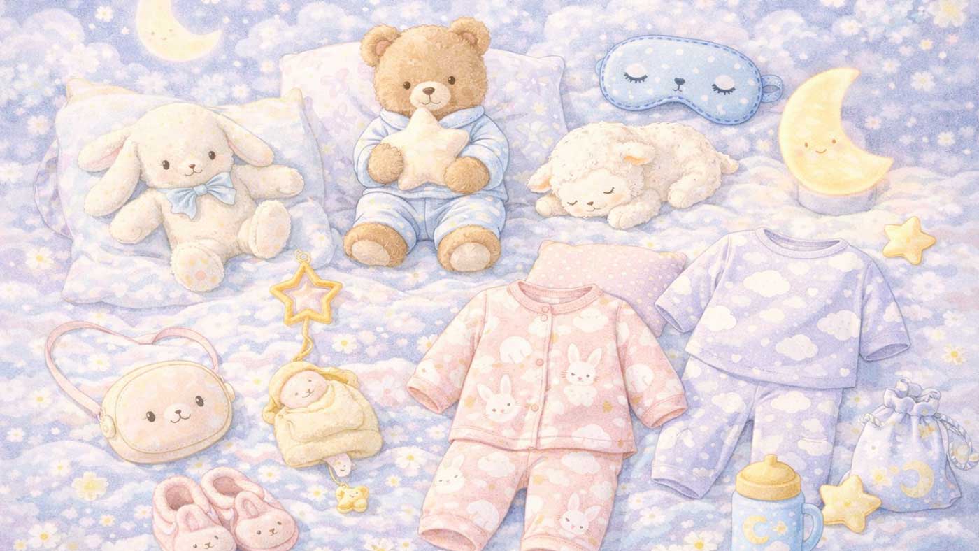 Baby mit Schlafsack sicher für die Nacht anziehen